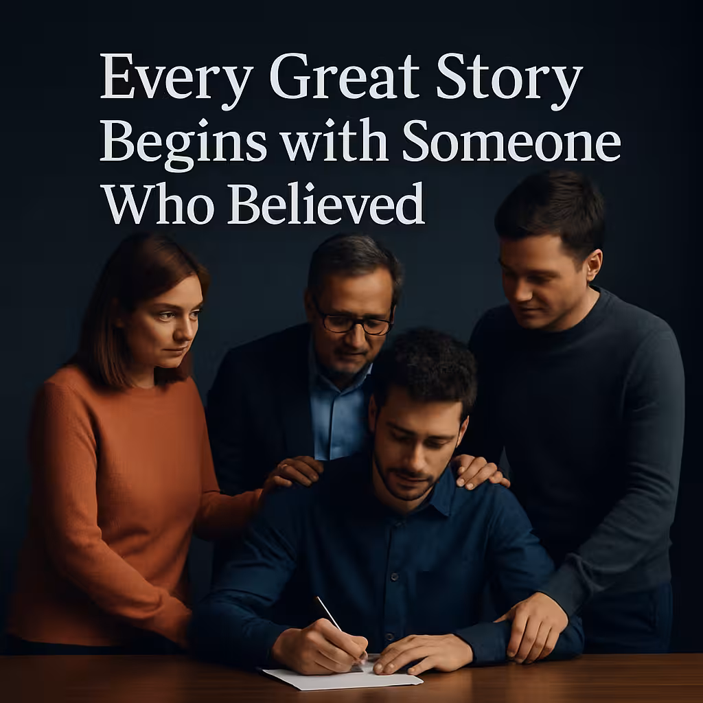 sponsorship: Every Great Story Begins with Someone Who Believed — Sponzo.cz