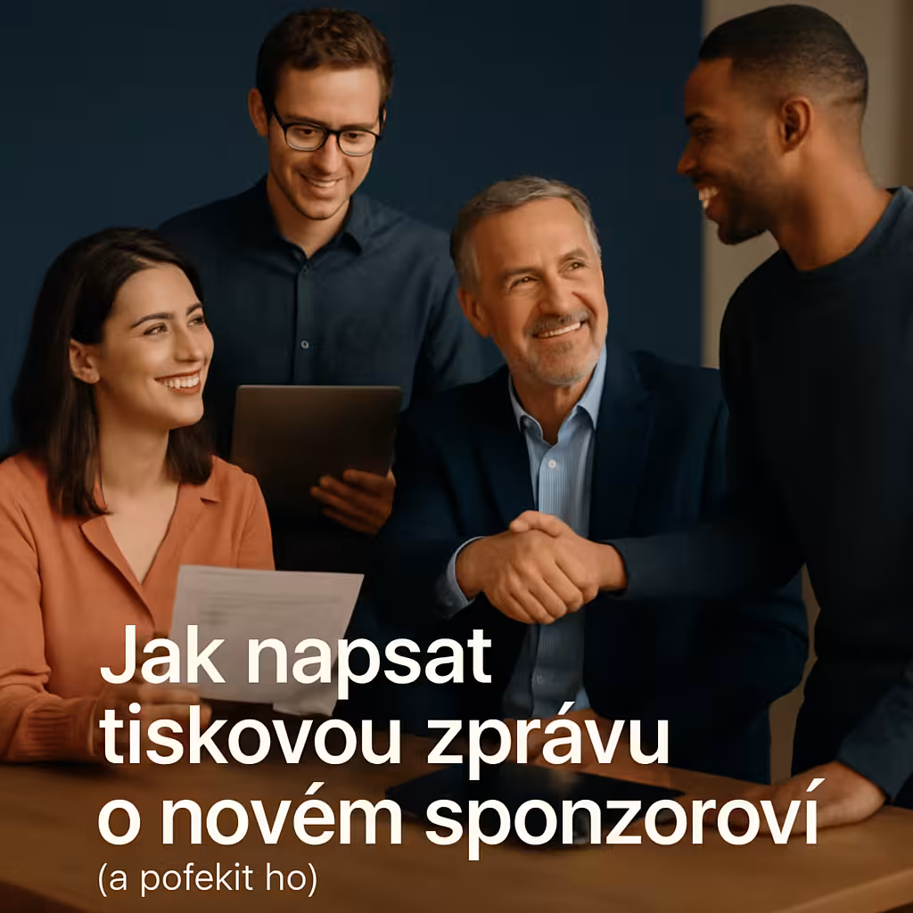 tisková zpráva: Tisková zpráva o sponzorovi: návod | Sponza.cz
