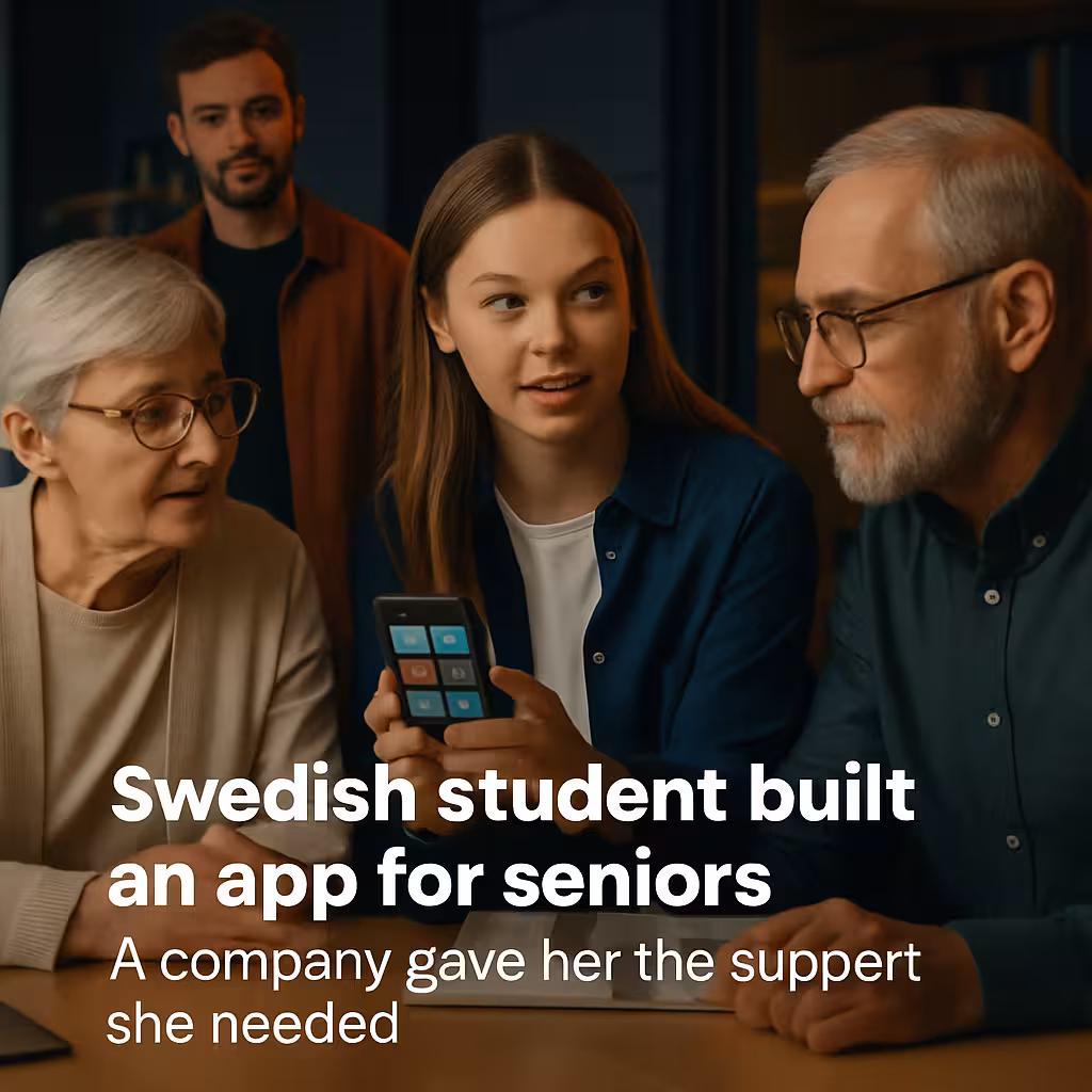 senior app: Swedish student builds senior-friendly app | Sponza.cz
